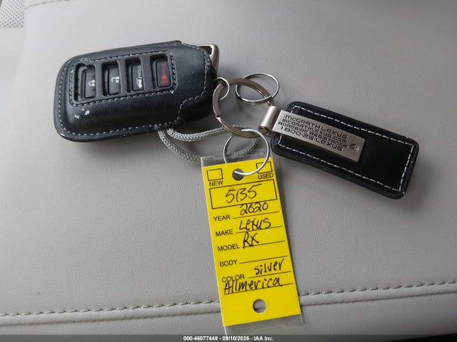 46077449 :رقم المزاد ، 2T2HZMDA4LC214210 vin ، 2020 Lexus Rx 350 مزاد بيع