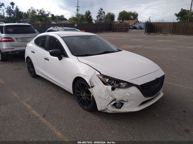 46077633 :رقم المزاد ، JM1BM1T79G1279545 vin ، 2016 Mazda Mazda3 I Sport مزاد بيع