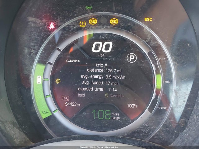 Fiat 500E BATTERY ELECTRIC 2015 3C3CFFGEXFT709714 Image 7