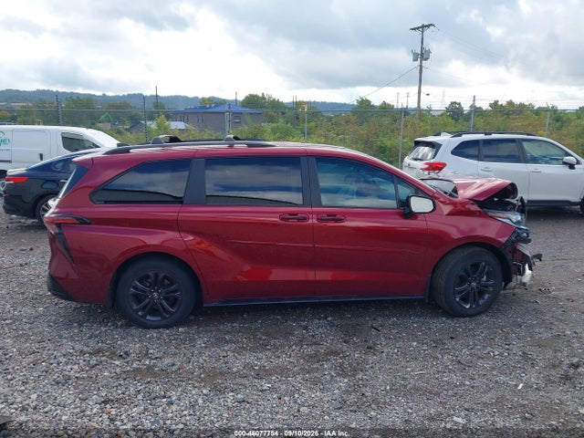 46077754 :رقم المزاد ، 5TDDSKFC1SS177066 vin ، 2025 Toyota Sienna Xse مزاد بيع