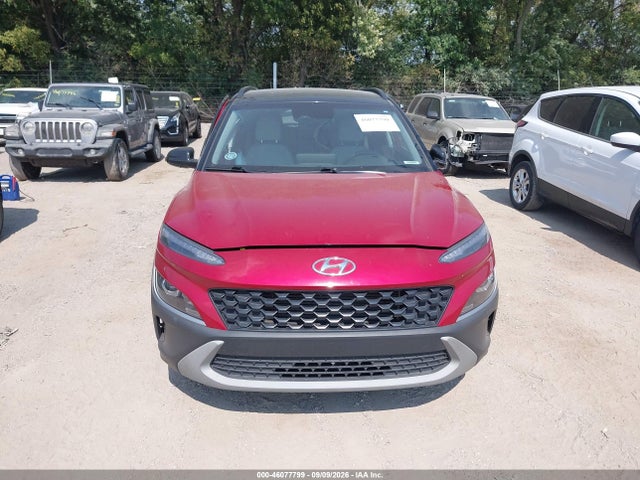 46077799 :رقم المزاد ، KM8K6CABXNU913160 vin ، 2022 Hyundai Kona Sel مزاد بيع