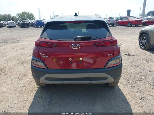 46077799 :رقم المزاد ، KM8K6CABXNU913160 vin ، 2022 Hyundai Kona Sel مزاد بيع