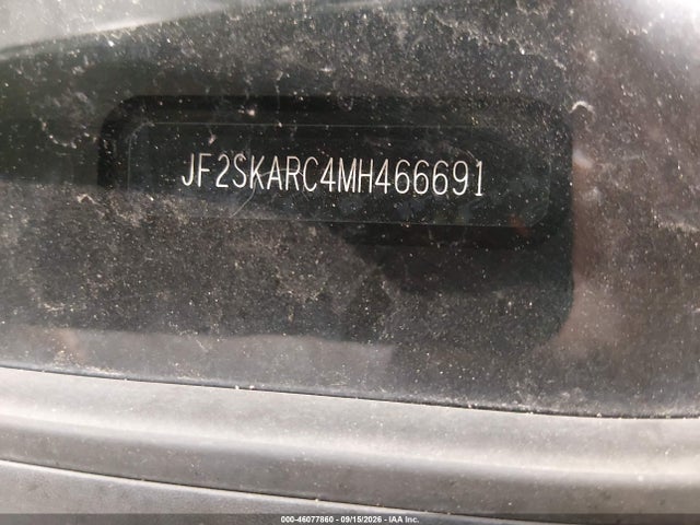 46077860 :رقم المزاد ، JF2SKARC4MH466691 vin ، 2021 Subaru Forester Sport مزاد بيع