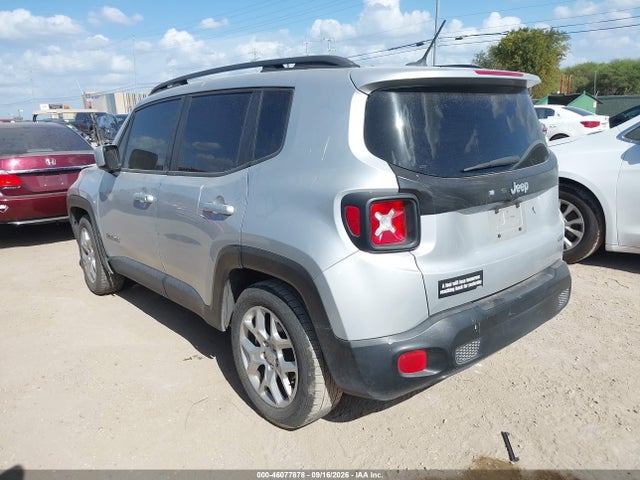 Продажа на аукционе авто 2017 Jeep Renegade Latitude Fwd, vin: ZACCJABB9HPG25758, номер лота: 46077878