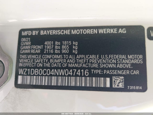 Toyota Gr Supra A91 Edition 2022 WZ1DB0C04NW047416 Image 9