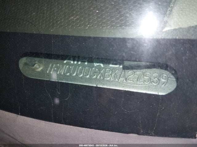 46078043 :رقم المزاد ، 1FMCU0DGXBKA27539 vin ، 2011 Ford Escape Xlt مزاد بيع