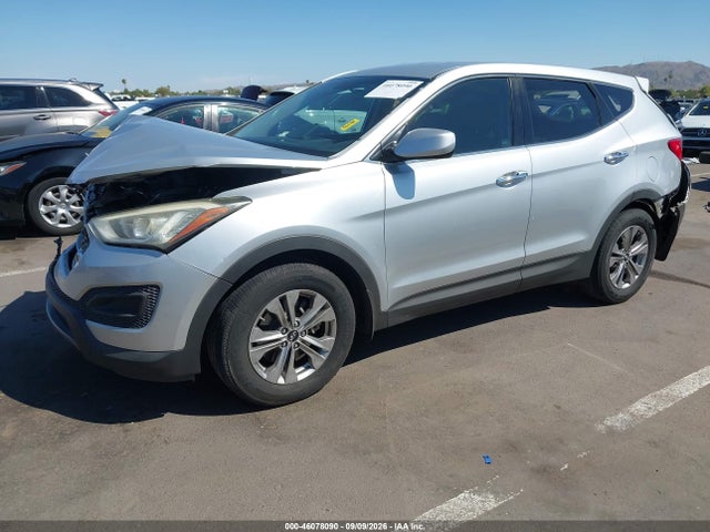 46078090 :رقم المزاد ، 5XYZT3LB5FG284838 vin ، 2015 Hyundai Santa Fe Sport 2.4l مزاد بيع
