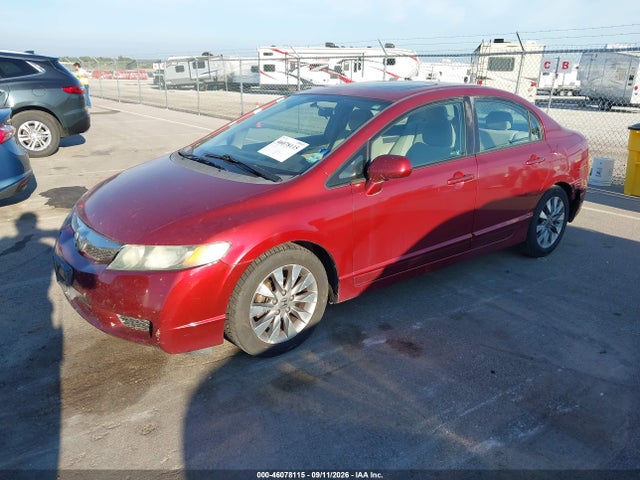46078115 :رقم المزاد ، 2HGFA16819H338639 vin ، 2009 Honda Civic Ex مزاد بيع