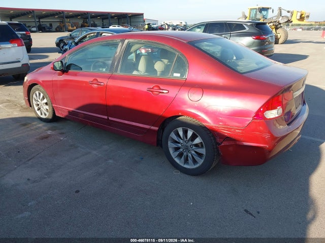 46078115 :رقم المزاد ، 2HGFA16819H338639 vin ، 2009 Honda Civic Ex مزاد بيع