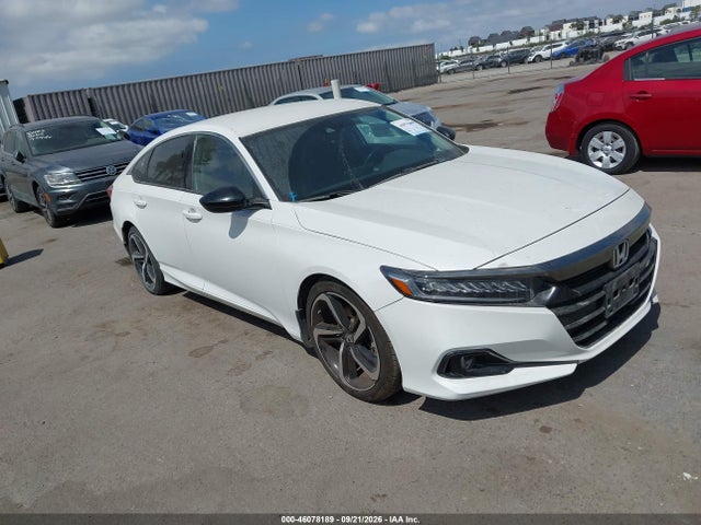 2022 Honda Accord Sport Special Edition მანქანა იყიდება აუქციონზე, vin: 1HGCV1F49NA070808, აუქციონის ნომერი: 46078189