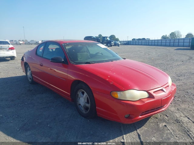 2004 Chevrolet Monte Carlo Ss მანქანა იყიდება აუქციონზე, vin: 2G1WX12K949109202, აუქციონის ნომერი: 46078257