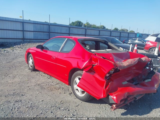2004 Chevrolet Monte Carlo Ss მანქანა იყიდება აუქციონზე, vin: 2G1WX12K949109202, აუქციონის ნომერი: 46078257