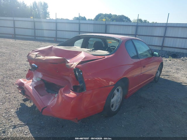 2004 Chevrolet Monte Carlo Ss მანქანა იყიდება აუქციონზე, vin: 2G1WX12K949109202, აუქციონის ნომერი: 46078257