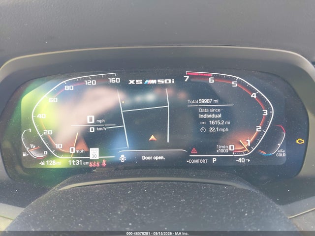 2021 Bmw X5 M50i მანქანა იყიდება აუქციონზე, vin: 5UXJU4C09M9E70445, აუქციონის ნომერი: 46078281