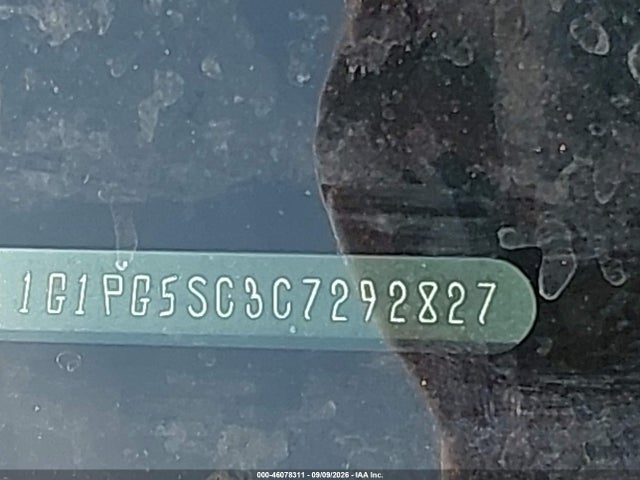 Продаж на аукціоні авто 2012 Chevrolet Cruze 2lt, vin: 1G1PG5SC3C7292827, номер лоту: 46078311