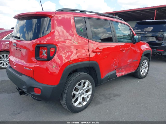 2018 Jeep Renegade Sport 4x4 მანქანა იყიდება აუქციონზე, vin: ZACCJBAB7JPJ50587, აუქციონის ნომერი: 46078365
