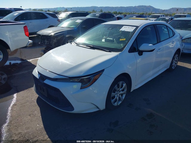 2020 Toyota Corolla Le მანქანა იყიდება აუქციონზე, vin: 5YFEPRAE1LP106676, აუქციონის ნომერი: 46078394