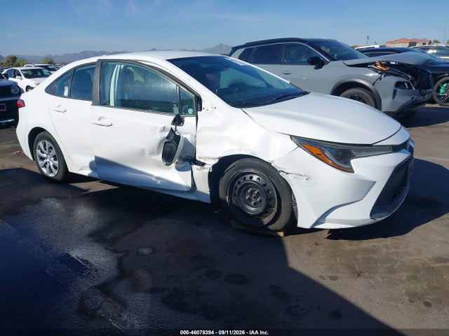 2020 Toyota Corolla Le მანქანა იყიდება აუქციონზე, vin: 5YFEPRAE1LP106676, აუქციონის ნომერი: 46078394
