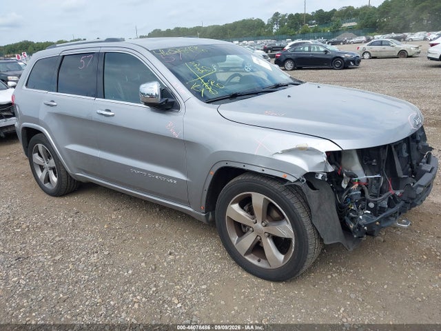 2015 Jeep Grand Cherokee Overland მანქანა იყიდება აუქციონზე, vin: 1C4RJFCG8FC887550, აუქციონის ნომერი: 46078486