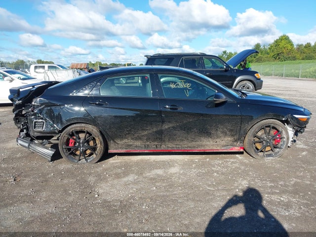 2025 Hyundai Elantra N მანქანა იყიდება აუქციონზე, vin: KMHLW4DK9SU027395, აუქციონის ნომერი: 46078492