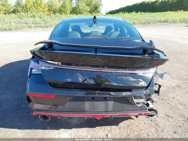 2025 Hyundai Elantra N მანქანა იყიდება აუქციონზე, vin: KMHLW4DK9SU027395, აუქციონის ნომერი: 46078492