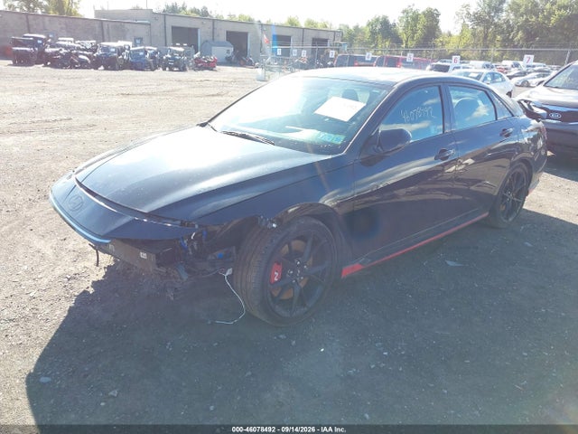2025 Hyundai Elantra N მანქანა იყიდება აუქციონზე, vin: KMHLW4DK9SU027395, აუქციონის ნომერი: 46078492