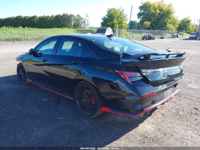 2025 Hyundai Elantra N მანქანა იყიდება აუქციონზე, vin: KMHLW4DK9SU027395, აუქციონის ნომერი: 46078492