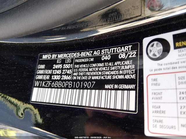 W1KZF6BB0PB101907 Mercedes-Benz Amg E 53 4matic