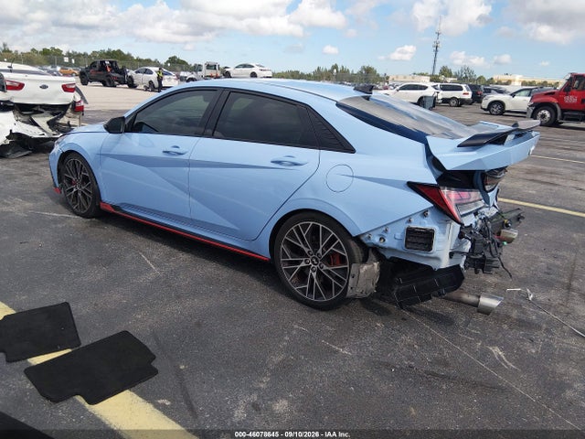2023 Hyundai Elantra N მანქანა იყიდება აუქციონზე, vin: KMHLW4AK7PU009036, აუქციონის ნომერი: 46078645