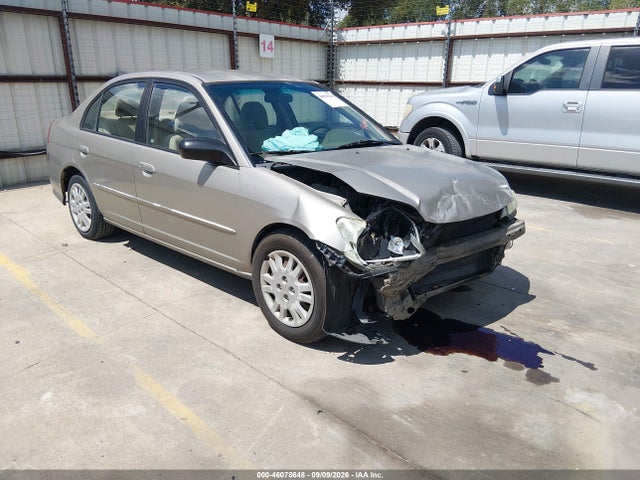 46078648 :رقم المزاد ، 2HGES16524H573560 vin ، 2004 Honda Civic Lx مزاد بيع