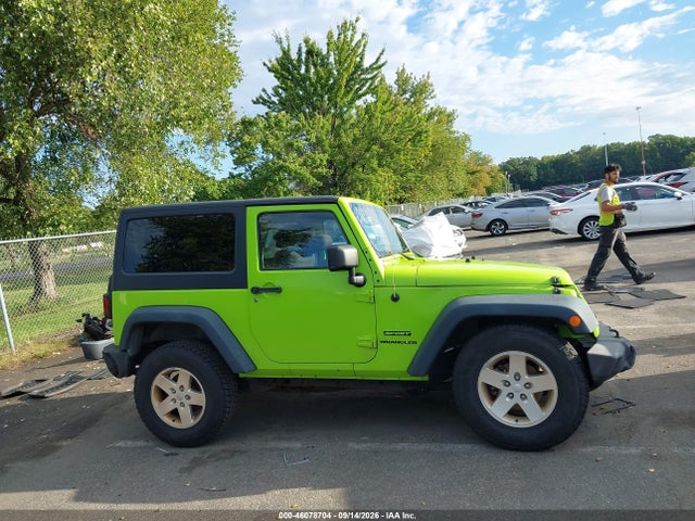 2013 Jeep Wrangler Sport მანქანა იყიდება აუქციონზე, vin: 1C4GJWAG3DL530560, აუქციონის ნომერი: 46078704