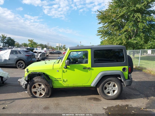 2013 Jeep Wrangler Sport მანქანა იყიდება აუქციონზე, vin: 1C4GJWAG3DL530560, აუქციონის ნომერი: 46078704