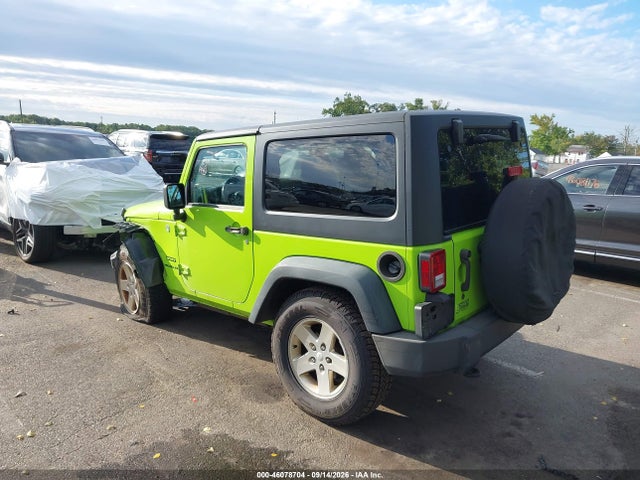 2013 Jeep Wrangler Sport მანქანა იყიდება აუქციონზე, vin: 1C4GJWAG3DL530560, აუქციონის ნომერი: 46078704