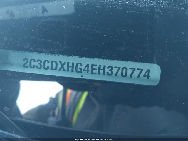 Aukcja sprzedaży 2014 Dodge Charger Sxt, vin: 2C3CDXHG4EH370774, numer aukcji: 46078779