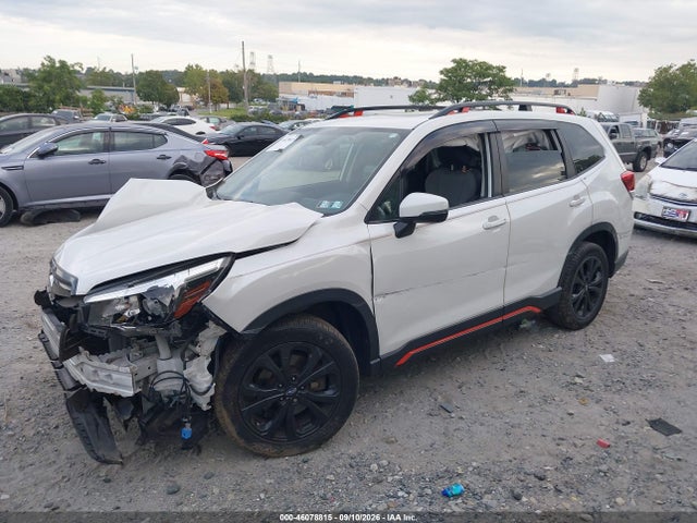 2019 Subaru Forester Sport მანქანა იყიდება აუქციონზე, vin: JF2SKAKC8KH401902, აუქციონის ნომერი: 46078815