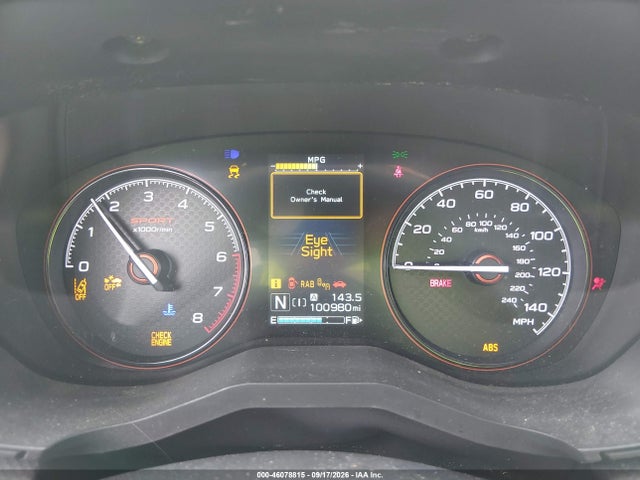 2019 Subaru Forester Sport მანქანა იყიდება აუქციონზე, vin: JF2SKAKC8KH401902, აუქციონის ნომერი: 46078815