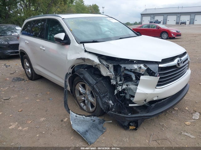 46078865 :رقم المزاد ، 5TDDKRFH6ES005852 vin ، 2014 Toyota Highlander Limited V6 مزاد بيع