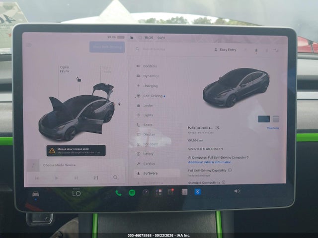 Tesla Model 3 Long Range/mid Range 2018 5YJ3E1EA0JF166771 Image 7