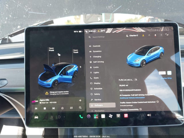 Tesla Model 3 Rear-wheel Drive 2023 5YJ3E1EA3PF548303 Image 7