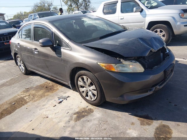 2012 Honda Civic Lx მანქანა იყიდება აუქციონზე, vin: 19XFB2F58CE005090, აუქციონის ნომერი: 46079099