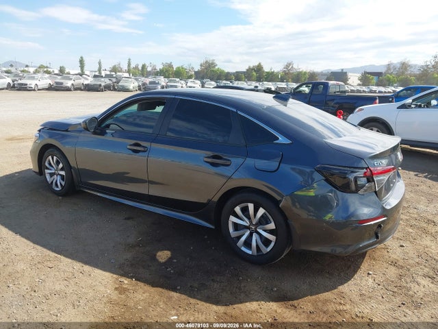 Honda Civic Lx 2025 2HGFE2F2XSH582026 Image 3