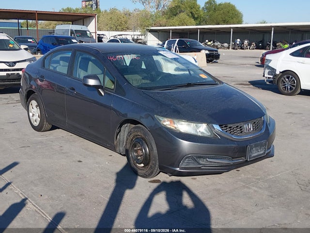 Продажа на аукционе авто 2013 Honda Civic Lx, vin: 19XFB2F56DE004148, номер лота: 46079116