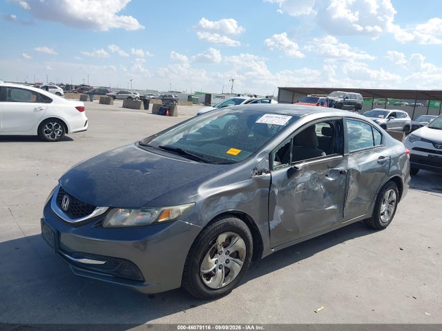 Aukcja sprzedaży 2013 Honda Civic Lx, vin: 19XFB2F56DE004148, numer aukcji: 46079116