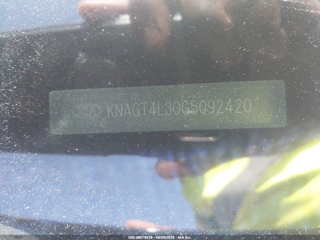 46079129 :رقم المزاد ، KNAGT4L30G5092420 vin ، 2016 Kia Optima Lx مزاد بيع