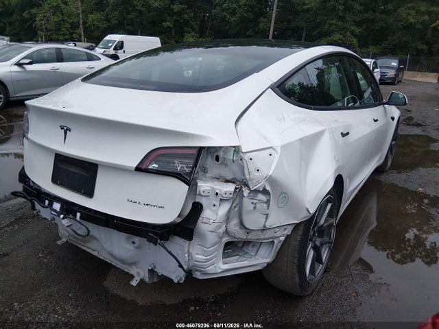 46079206 :رقم المزاد ، 5YJ3E1EB2NF163773 vin ، 2022 Tesla Model 3 Long Range Dual Motor All-wheel Drive مزاد بيع