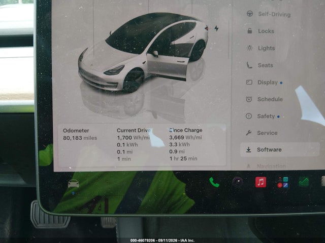 46079206 :رقم المزاد ، 5YJ3E1EB2NF163773 vin ، 2022 Tesla Model 3 Long Range Dual Motor All-wheel Drive مزاد بيع