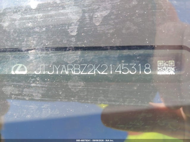 Aukcja sprzedaży 2019 Lexus Nx 300, vin: JTJYARBZ2K2145318, numer aukcji: 46079241
