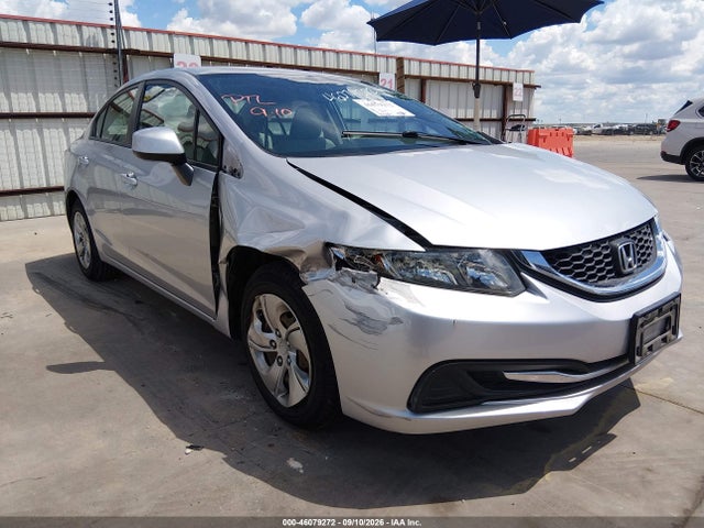 Auction sale of the 2013 Honda Civic Lx, vin: 2HGFB2F57DH541424, lot number: 46079272