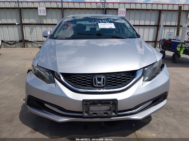 2013 Honda Civic Lx მანქანა იყიდება აუქციონზე, vin: 2HGFB2F57DH541424, აუქციონის ნომერი: 46079272
