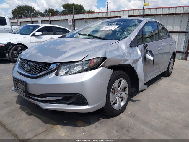 2013 Honda Civic Lx მანქანა იყიდება აუქციონზე, vin: 2HGFB2F57DH541424, აუქციონის ნომერი: 46079272
